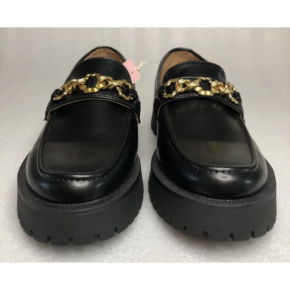 Sam & Libby Women's Black Rylan Lug Sole Loafer Low Top Slip-On 8.5 NEW - Picture 16 of 16